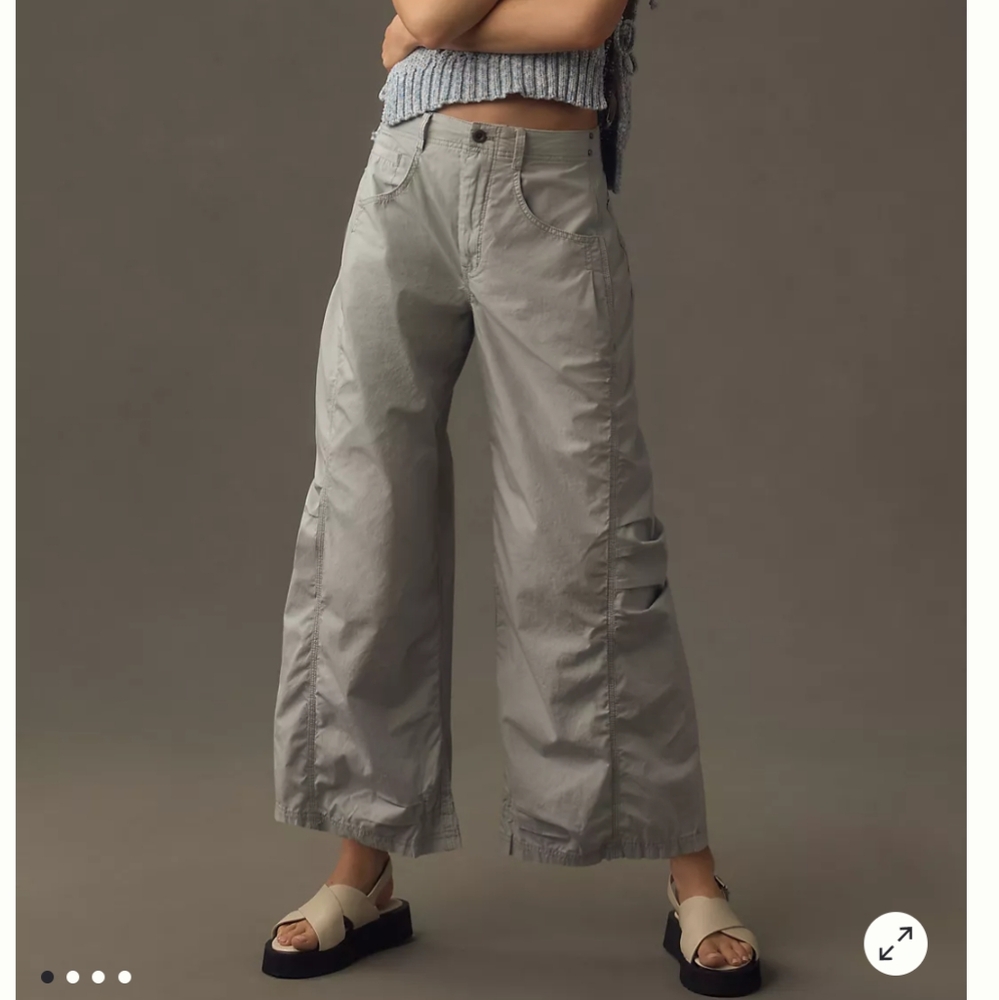 Sold On M Pilcro Parachute Curve Barrel Trousers